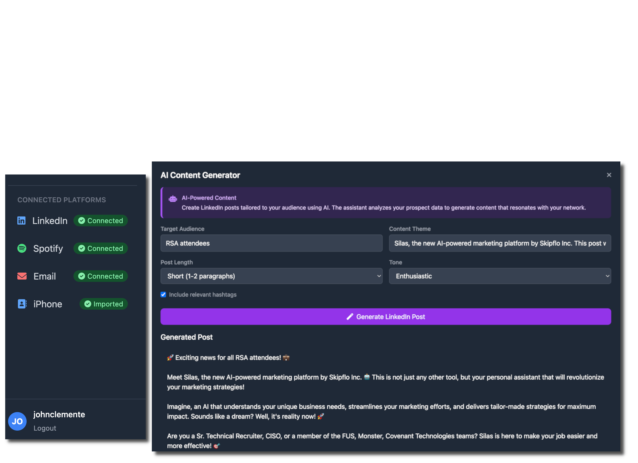AI-driven data transformation dashboard